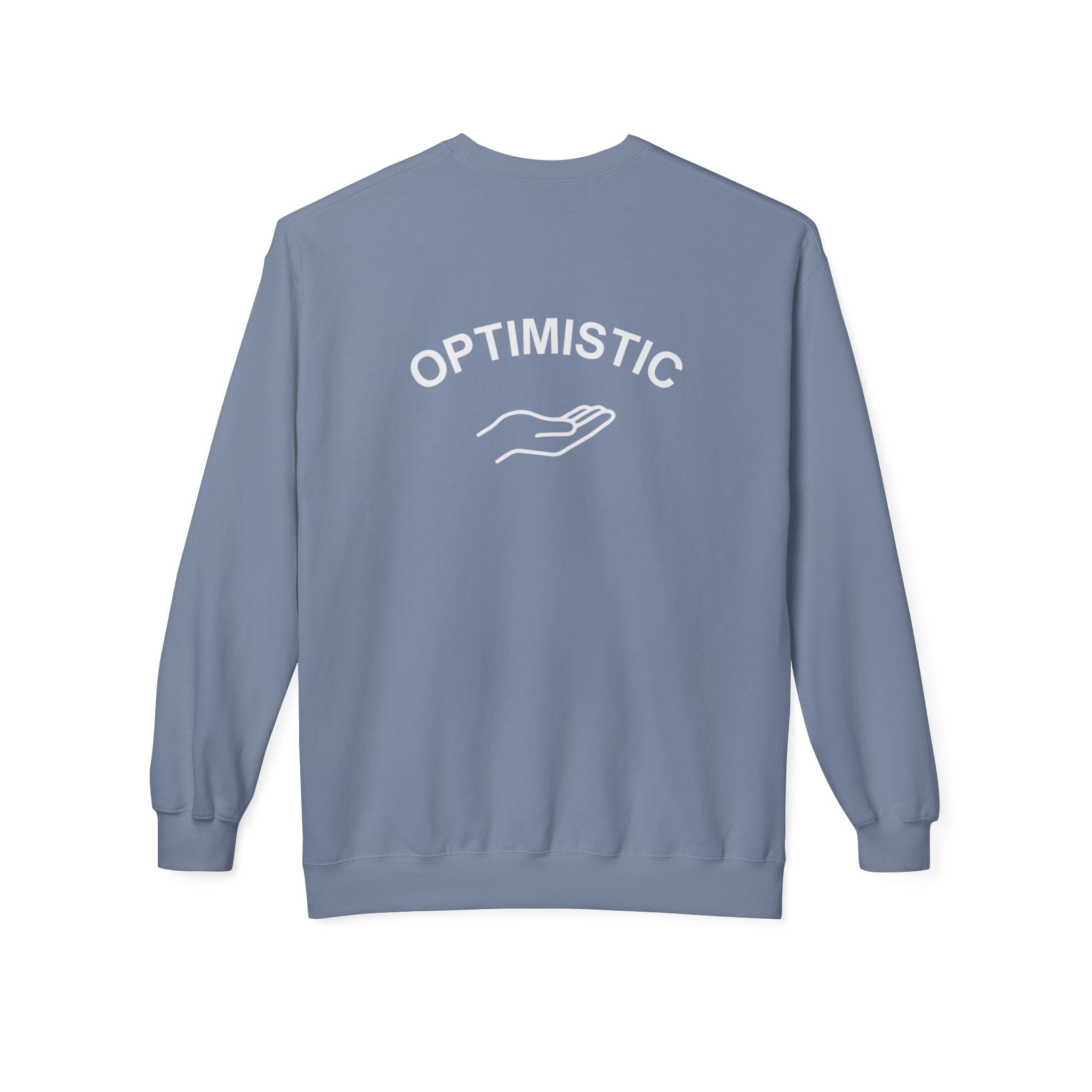 "OPTIMISTIC" Premium mid-weight pullover- M.💡.S.H. Limited