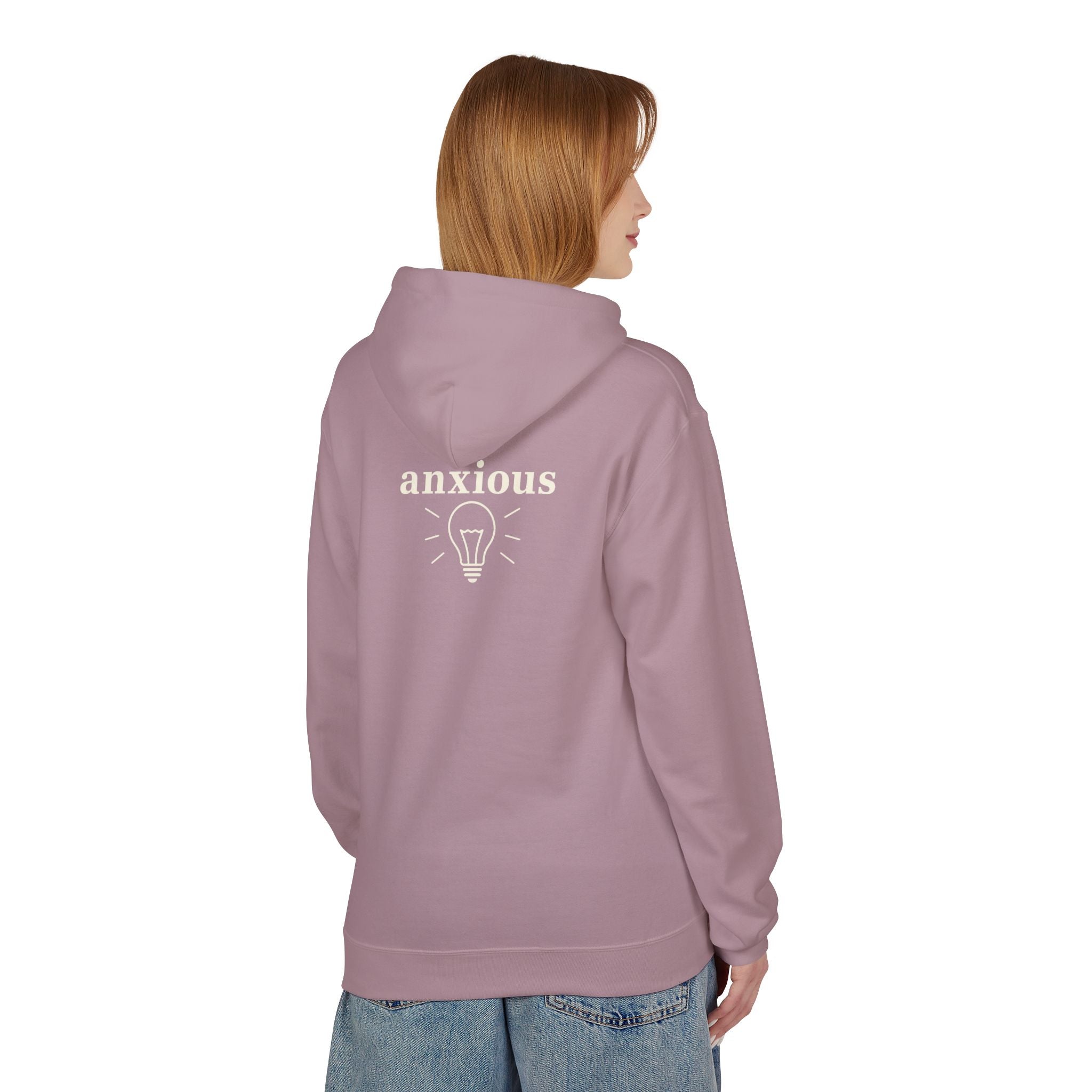 "anxious" Hoodie- M.💡.S.H. Limited