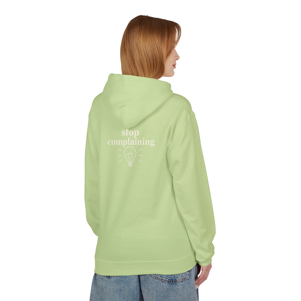 "stop complaining" Hoodie- M.💡.S.H. Limited
