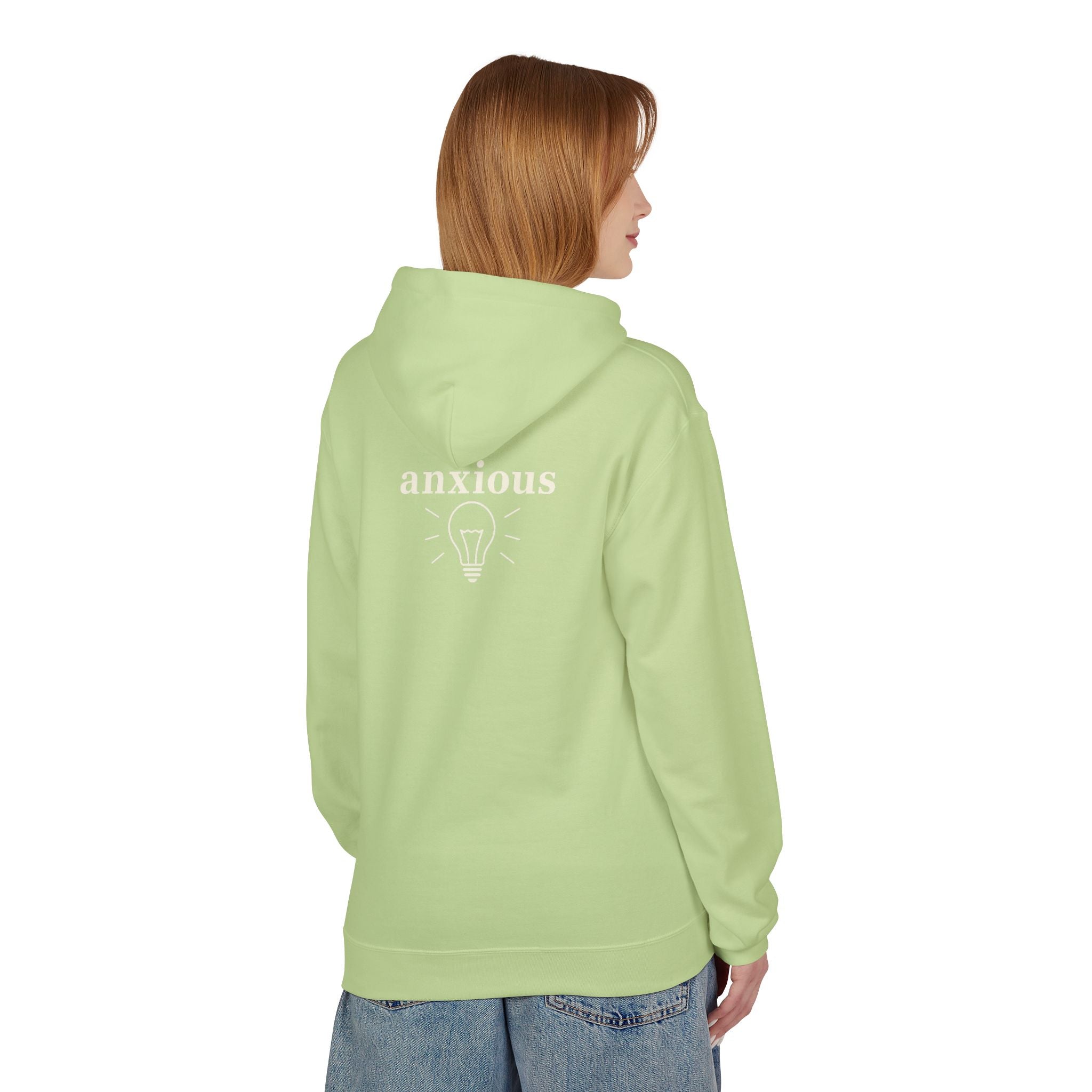"anxious" Hoodie- M.💡.S.H. Limited
