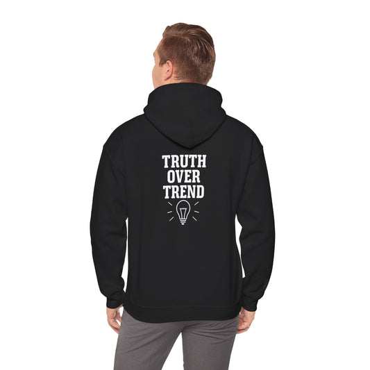 "TRUTH OVER TREND" Hoodie- M.💡.S.H. Limited