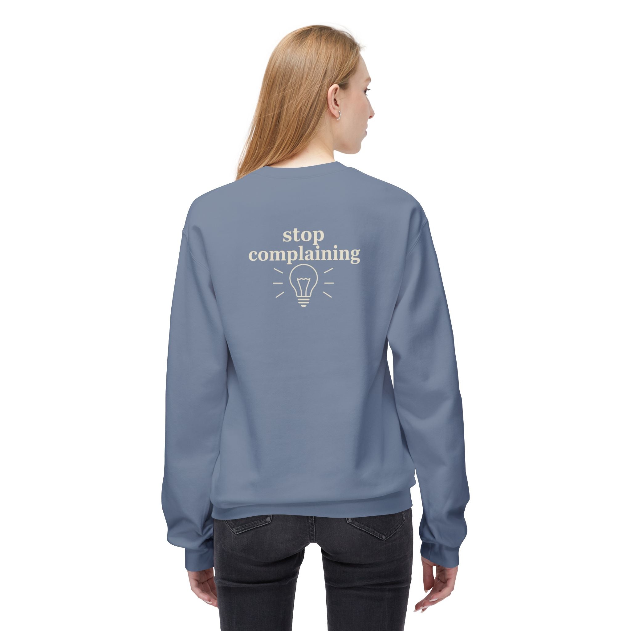 "stop complaining" pullover- M.💡.S.H. Limited